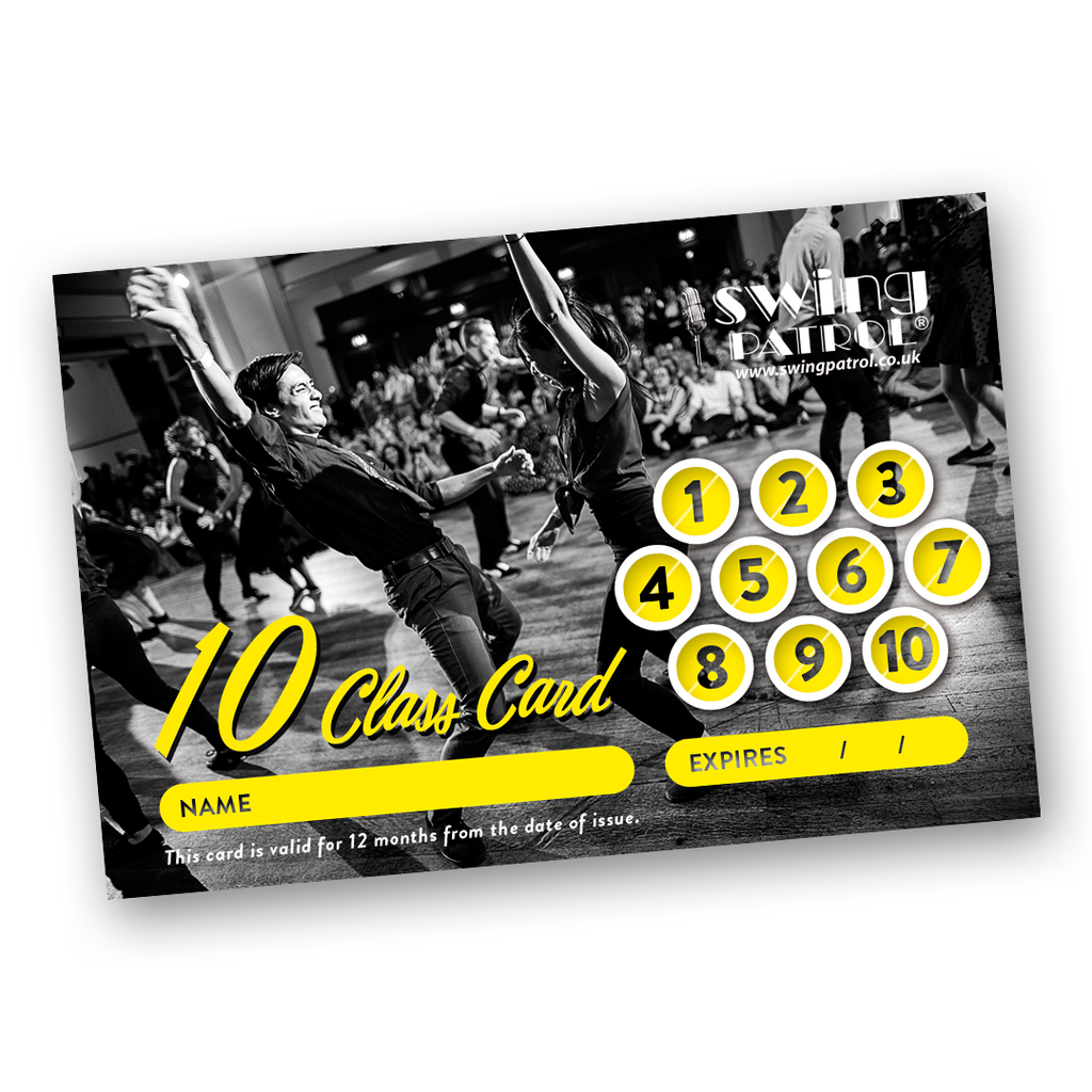 Swing Patrol London - Class Card (to collect)