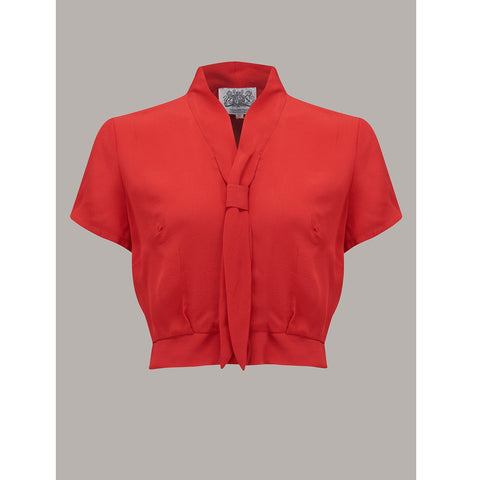 Seamstress of Bloomsbury - Bonnie Blouse (Red)