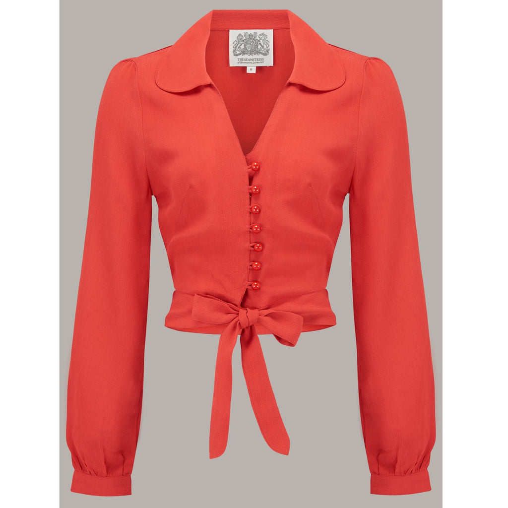 Seamstress of Bloomsbury - Clarice Blouse (40s Red)